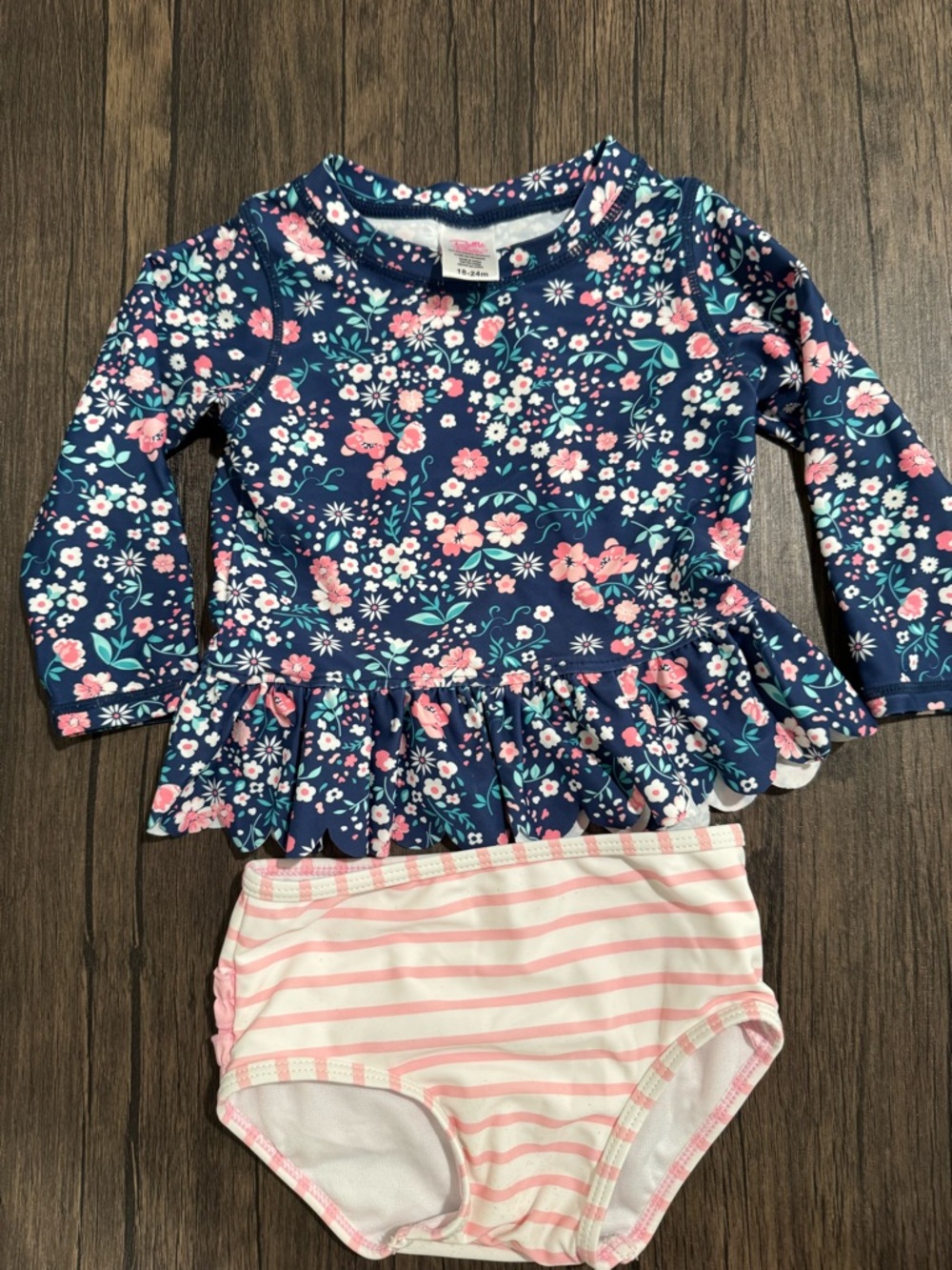 Ruffle Butts Girls 18-24 mos Bathing Suit